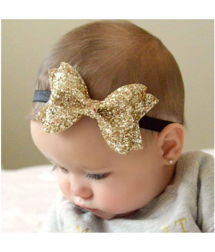 OK 2 Pc Girl's Sparkling Bows Glitter Sequins Headband For Kids & Girls - Random Color - Jewellery Sets | Buy online on ZillyBuy