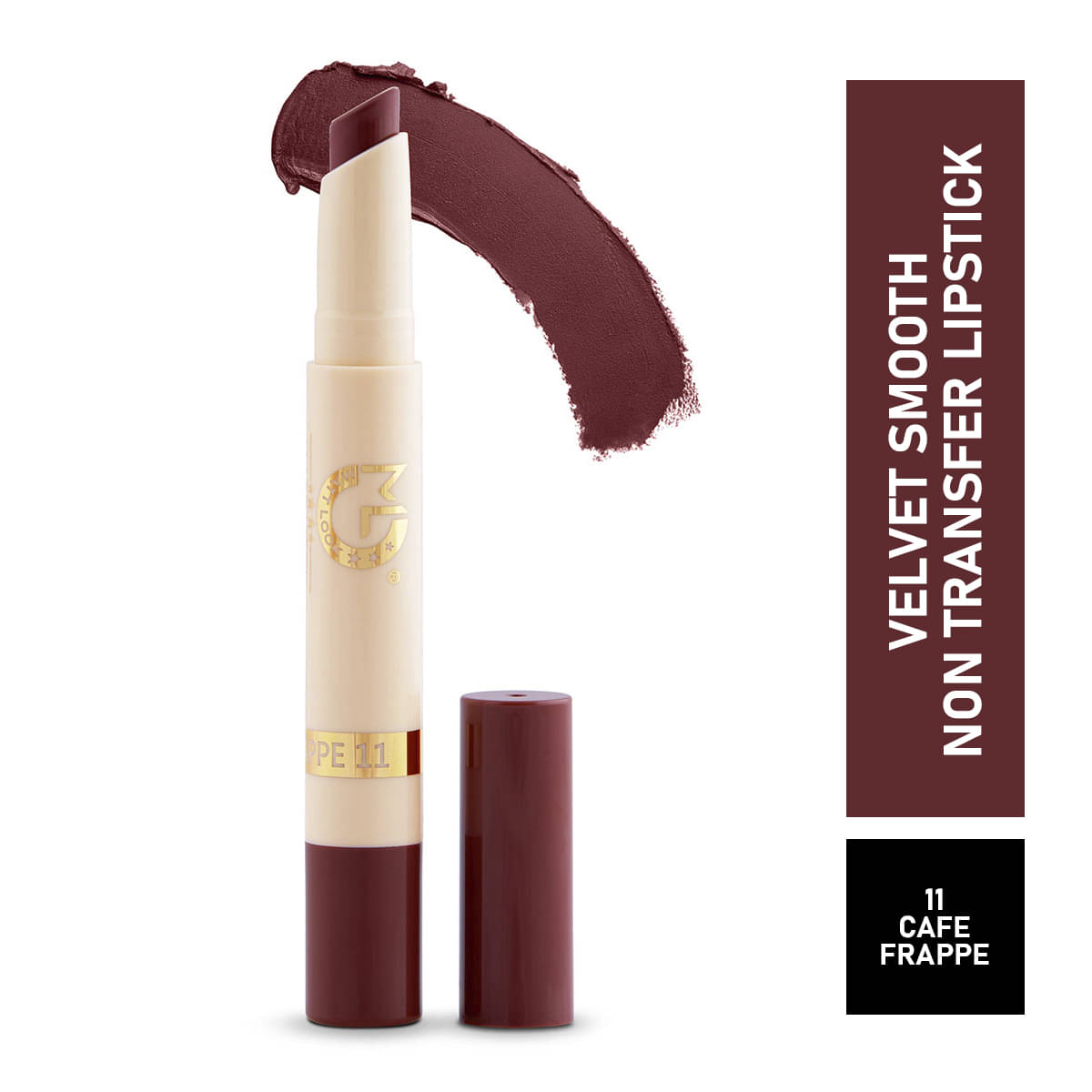 Mattlook Velvet Smooth Non-Transfer, Long Lasting & Water Proof Lipstick, Cafe Frappe (2gm) Mattlook Velvet Smooth Non-Transfer, Long Lasting & Water Proof Lipstick, Cafe Frappe (2gm)