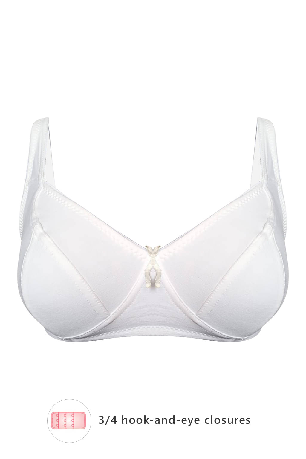Clovia Cotton Non Padded Women's Everyday Bra ( White ) Clovia Cotton Non Padded Women's Everyday Bra ( White )