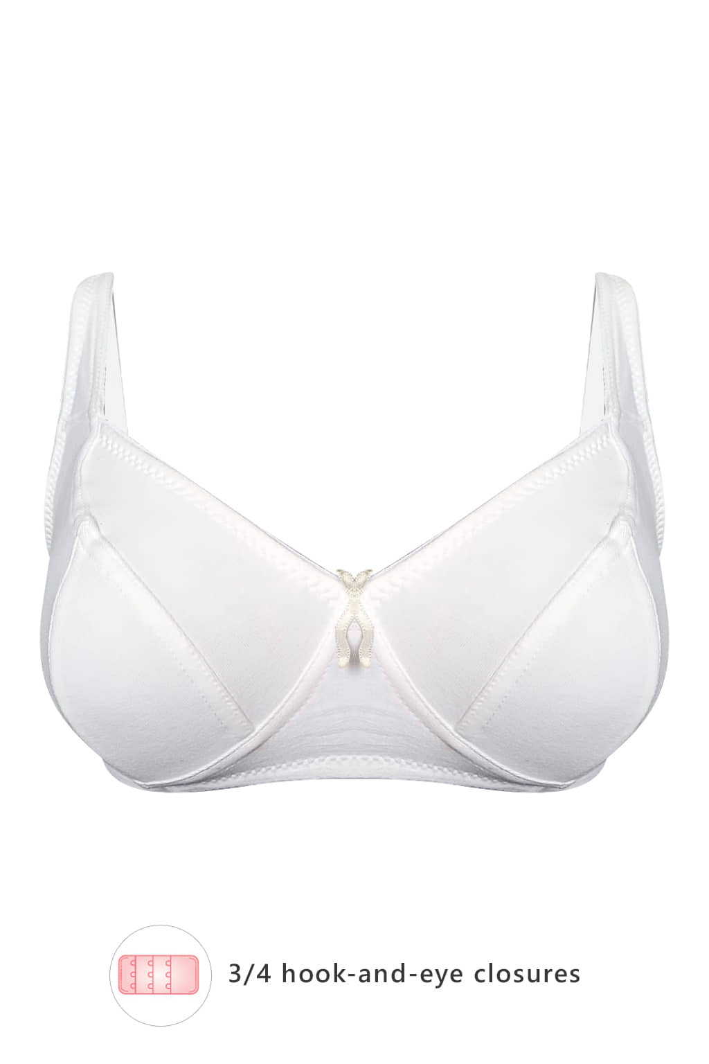 Clovia Cotton Non Padded Women's Everyday Bra ( White )