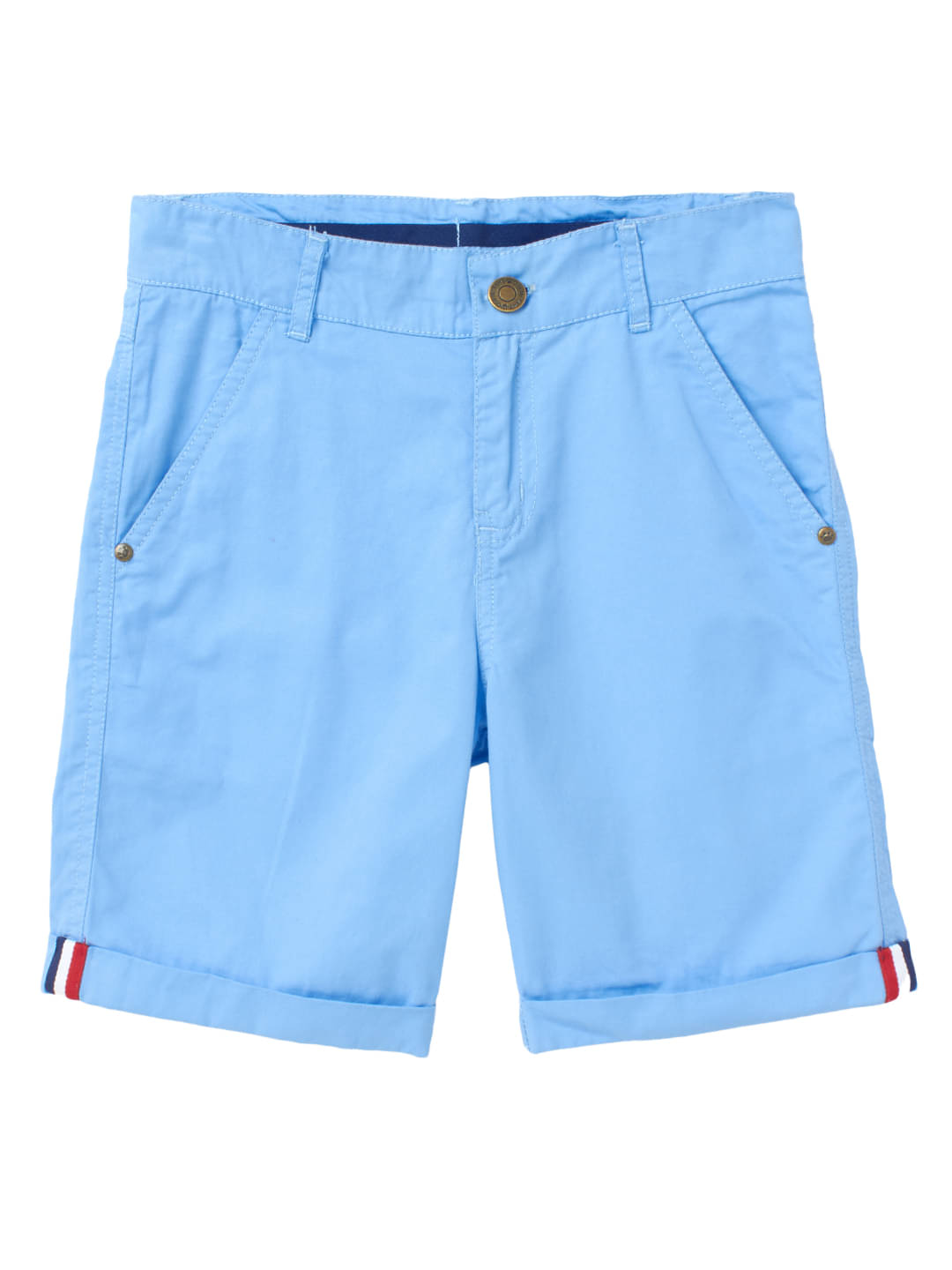     			Cub Mcpaws Pack of 1 Cotton Blend Shorts For Boys ( Sky Blue )