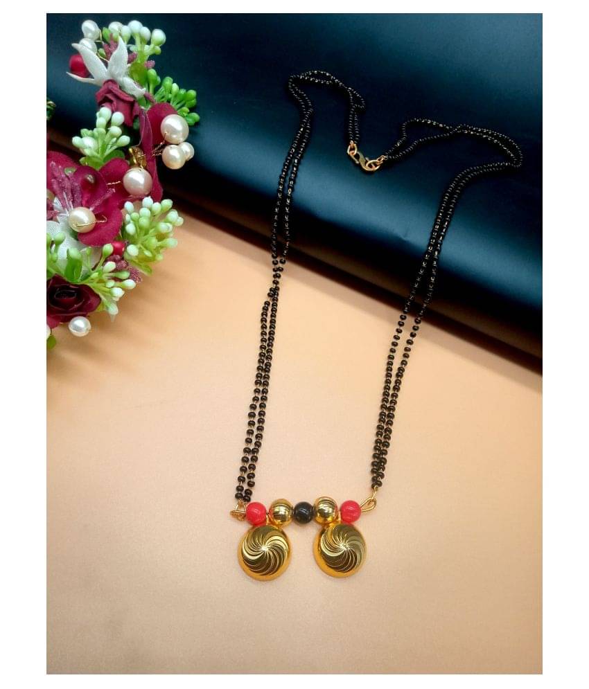     			SHANKH-KRIVA Gold Plated Letest & Designer VATI Mangalsutra For Women-100528