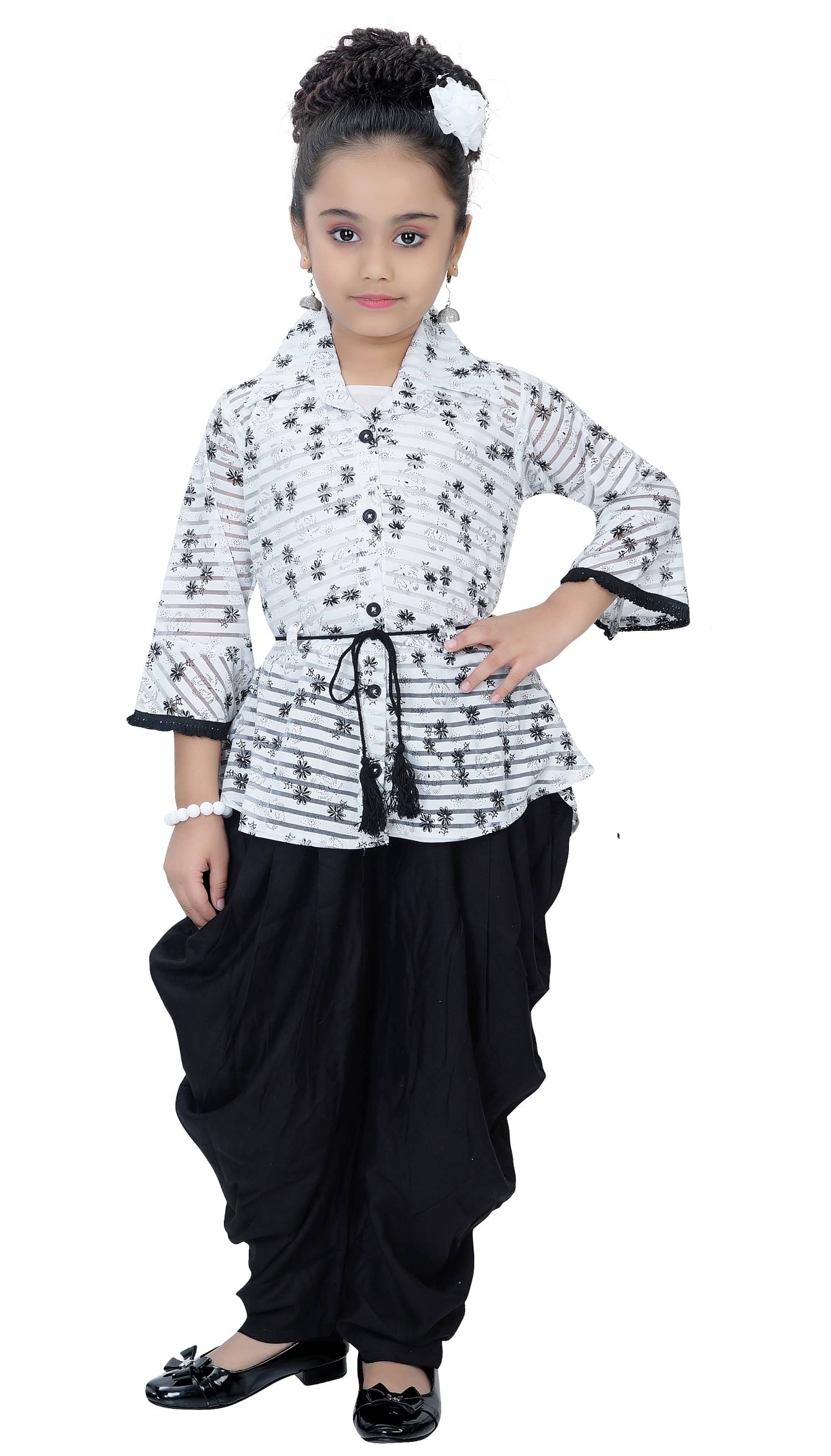     			ARSHIA FASHION Girls Cotton Blend ( , Black )