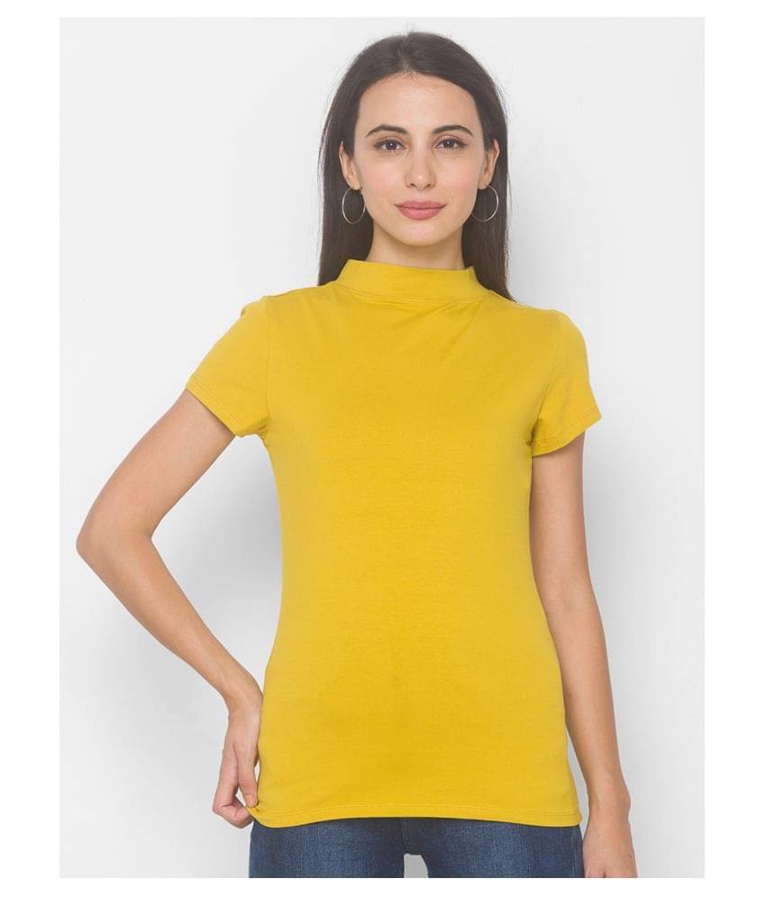 Globus Cotton Yellow T-Shirts - Single Globus Cotton Yellow T-Shirts - Single