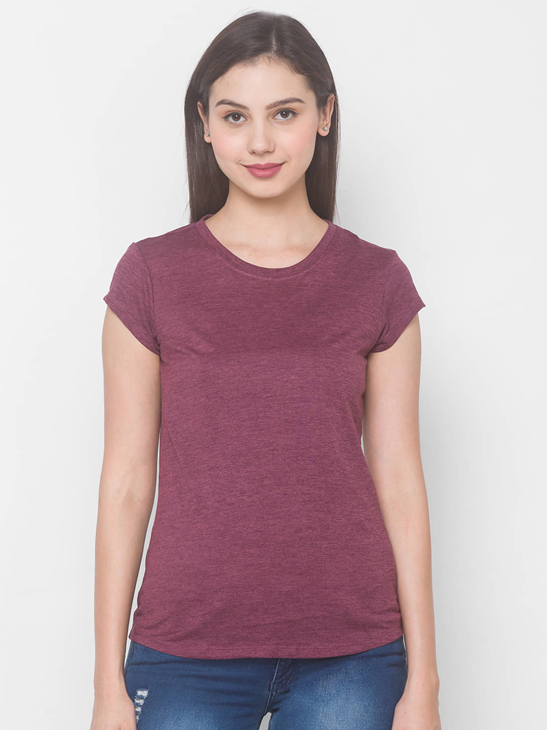 Globus Polyester Maroon T-Shirts - Single Globus Polyester Maroon T-Shirts - Single