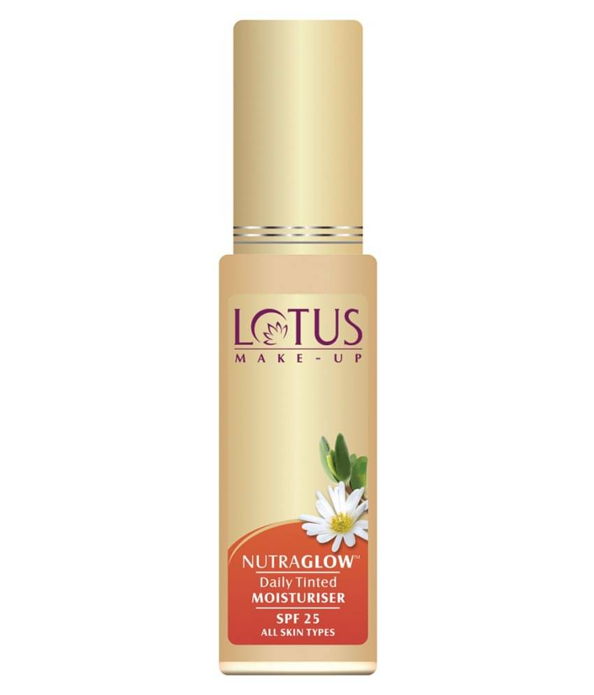    			Lotus Makeup Nutraglow Daily Tinted Moisturiser Calendula extracts Fresh Ivory T1 50ml (Pack of 1)