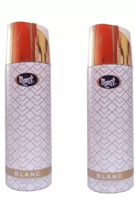 MONET BLANC DEODORANT BODY SPRAY Body Spray - For Men & Women  (200 ml each, Pack of 2)