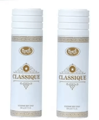 MONET CLASSIQUE Deodorant Spray - For Men & Women  (200 ml each, Pack of 2)