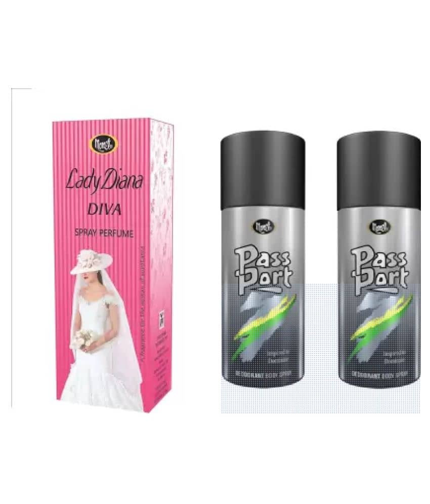 Monet - Body Mist For Unisex 150mL ( Pack of 3 )