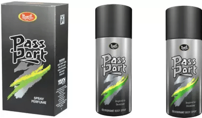 PASSPORT Eau de Cologne - 60 ml 1 pcs +PASSPORT deodorant 150 ml 2 pcs.pack of 3