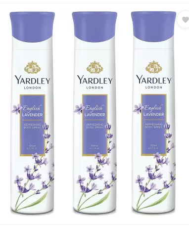 Yardley - Deodorant Spray for Women 150 ml ( Pack of 3 )