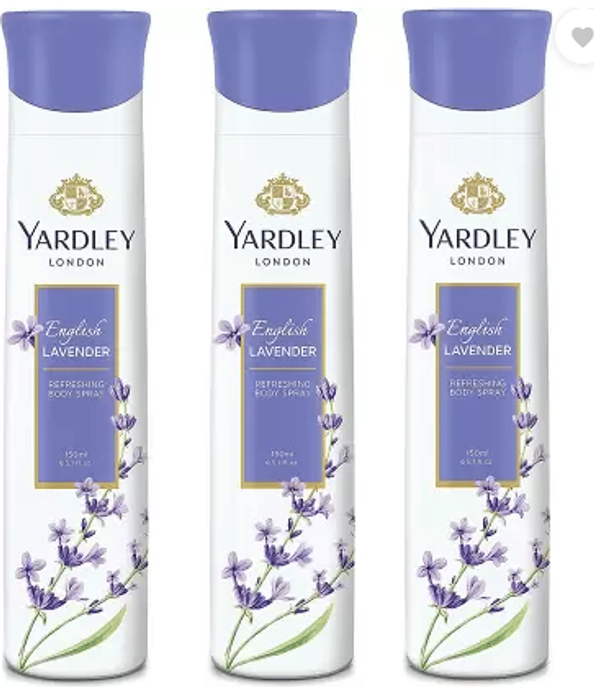 Yardley - Deodorant Spray for Women 150 ml ( Pack of 3 )
