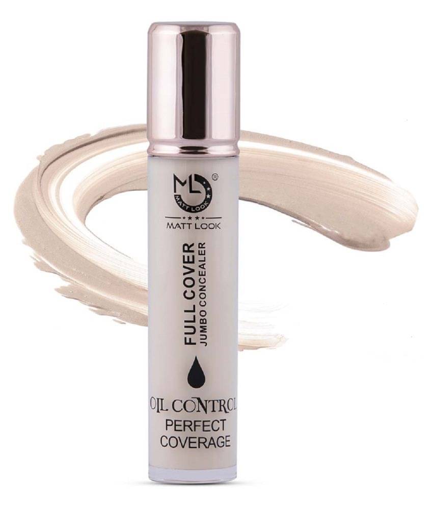     			Mattlook Full Cover Jumbo Concealer Oil Control Perfect Coverage, Face Makeup, White Ivory (11ml)
