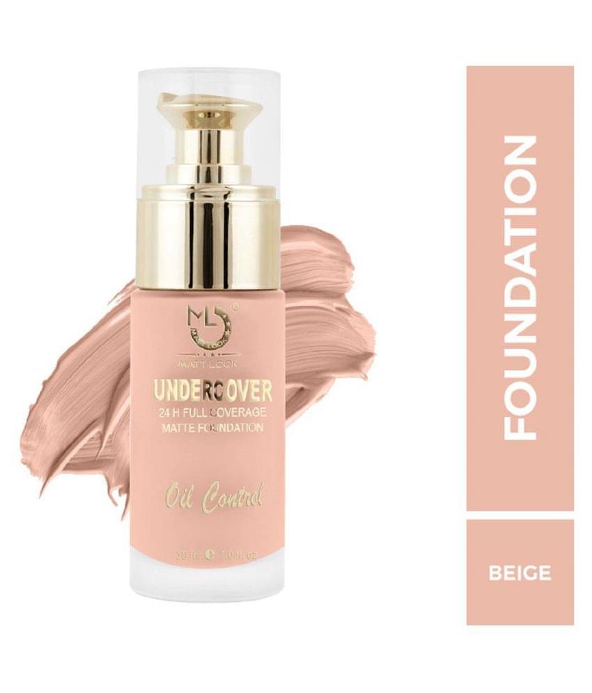     			Mattlook Undercover 24H Full Coverage Matte Foundation & Oil Control, White Ivory (30ml)