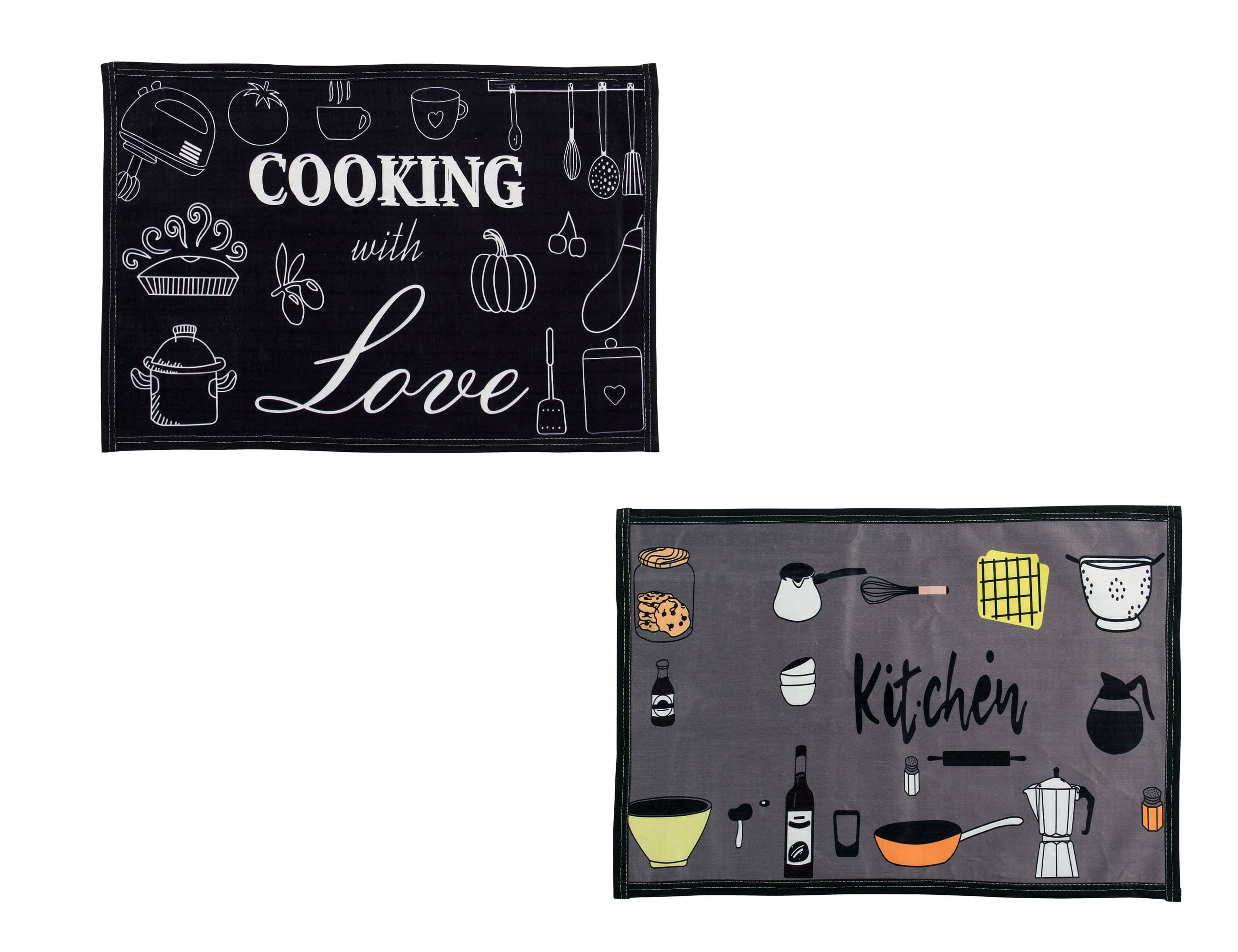 Aazeem Pack of 2 Multi-Colour Floor Mats ( 60 X 45 cm ) Aazeem Pack of 2 Multi-Colour Floor Mats ( 60 X 45 cm )