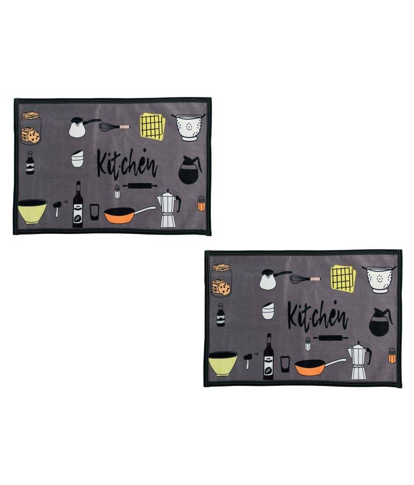 Aazeem Pack of 2 Multi-Colour Floor Mats ( 60 X 45 cm )     			Aazeem Pack of 2 Multi-Colour Floor Mats ( 60 X 45 cm )