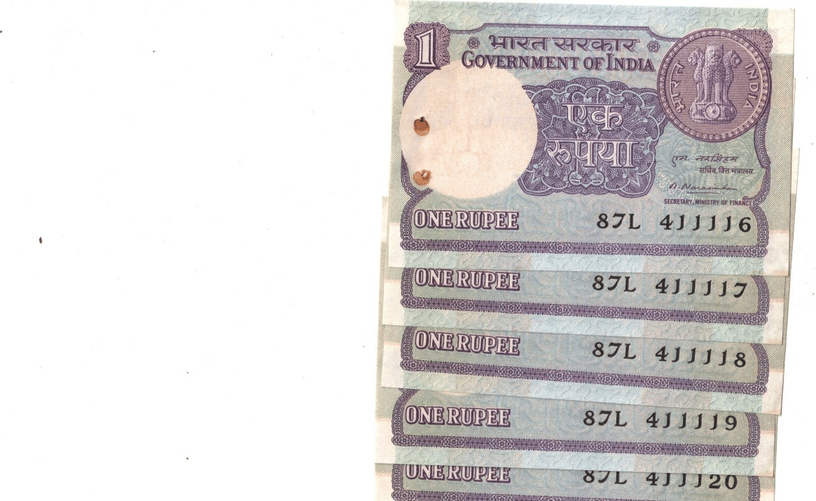     			10  PCS1 RS  GEM UNC  1981 SIGN N MARSHIAM S NO 411116 TO 411125 SEE PHOTO