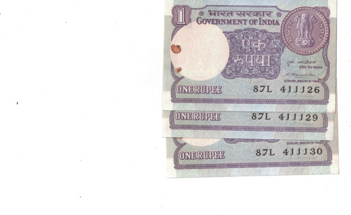     			10  PCS1 RS  GEM UNC  1981 SIGN N MARSHIAM S NO 411126 TO 411135  SEE PHOTO