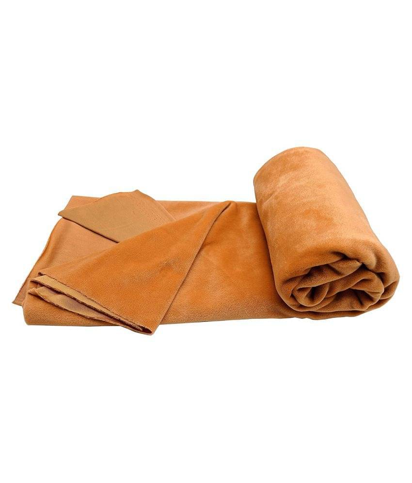     			PRANSUNITA Super Soft Velvet Finish Polar Fleece Felt Fabric, Size 39 x 32 inch used in Home Decor, Cushions & DIY Soft Toys making, Dresses, Art & Craft, Jackets, Booties  etc Color – Light brown