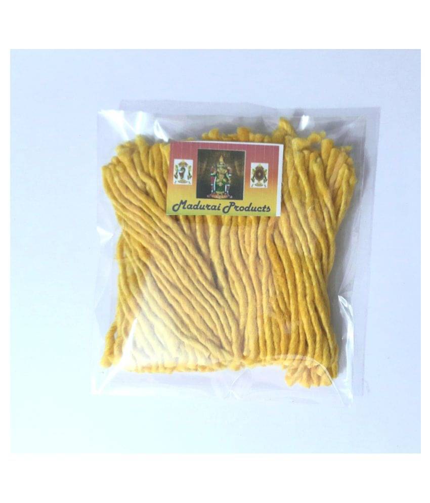 Madurai Products GURU BHAGWAN COTTON YELLOW WICKS THIRI Wicks Jyoti Bhatti YELLOW THIRI WICKS BATTI DIYA BHATTI LENGTH 9CM X HEIGHT 9CM X 5MM WIDTH - 108 PIECES Madurai Products GURU BHAGWAN COTTON YELLOW WICKS THIRI Wicks Jyoti Bhatti YELLOW THIRI WICKS BATTI DIYA BHATTI LENGTH 9CM X HEIGHT 9CM X 5MM WIDTH - 108 PIECES