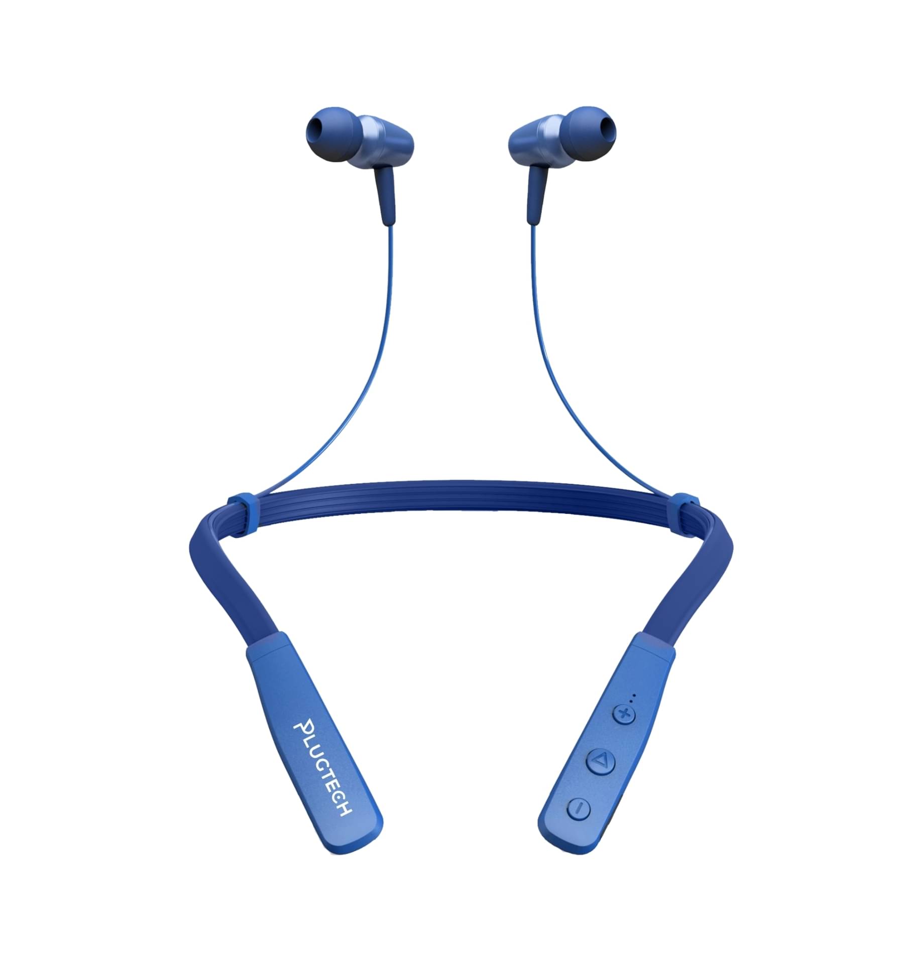     			Premium Bluetooth Neckband Earphones - Plugtech Go Neck Pro with Metal Build, Hi-Fi Audio & Long Battery Life