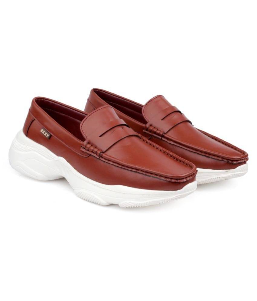     			BXXY Tan Loafers
