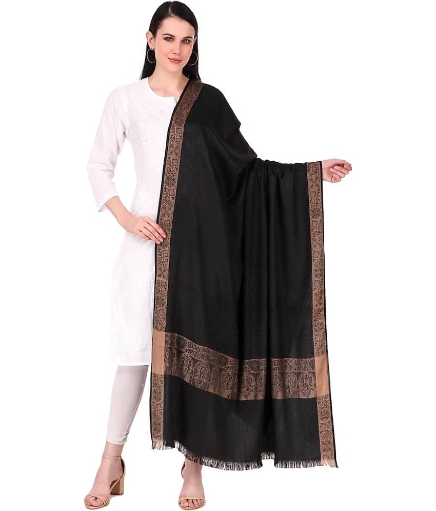 Bravezi Black Paisley Shawl - Single - Dupattas & Shawls | Buy online on ZillyBuy