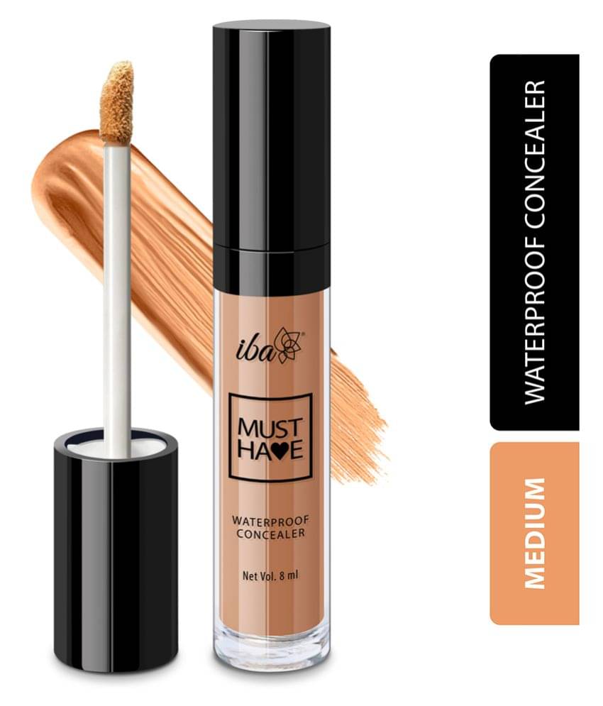     			Iba Must Have Waterproof Concealer Matte Medium, 8ml , Full Coverage , Oil Free & Lightweight, (Pack of 1)