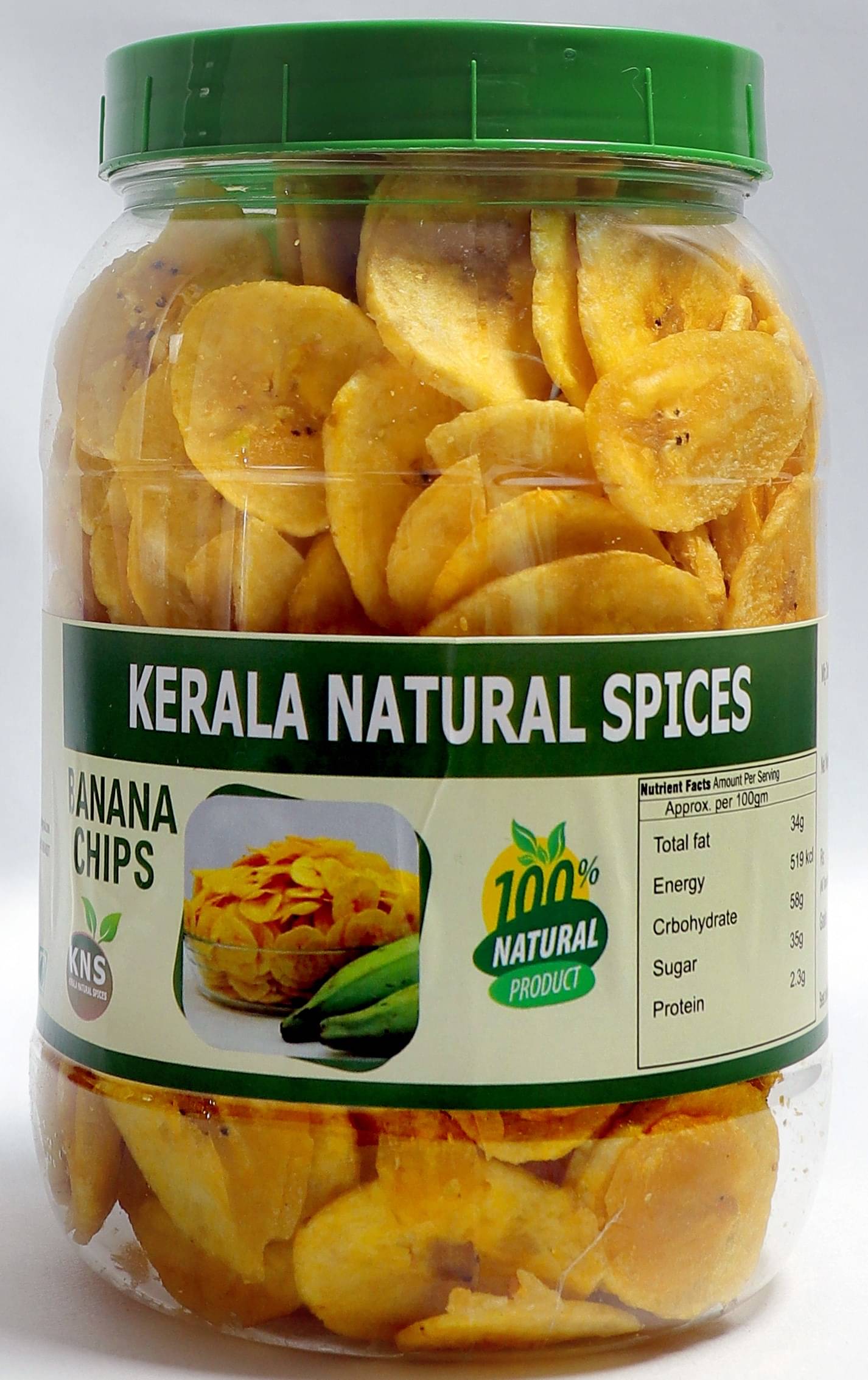 KERALA NATURAL SPICES chips Banana Chips 1 kg     			KERALA NATURAL SPICES chips Banana Chips 1 kg