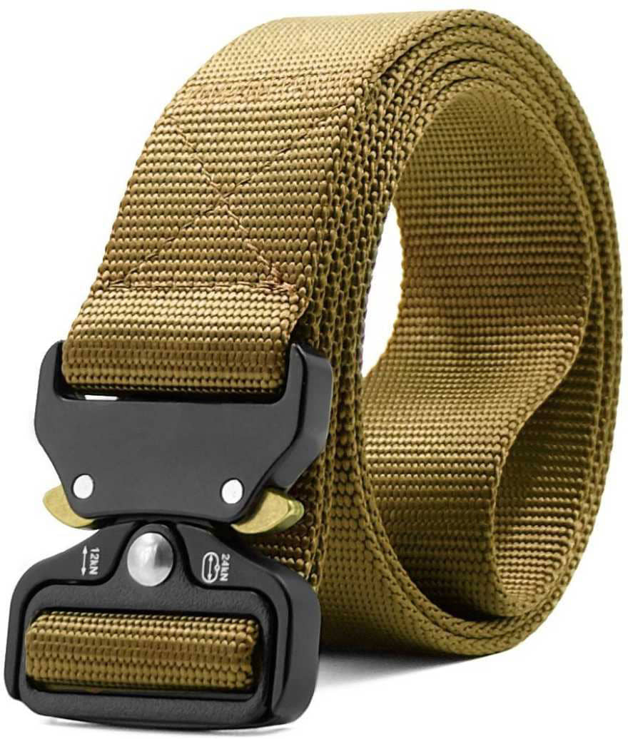 Loopa Beige Nylon Casual Belt Pack of 1