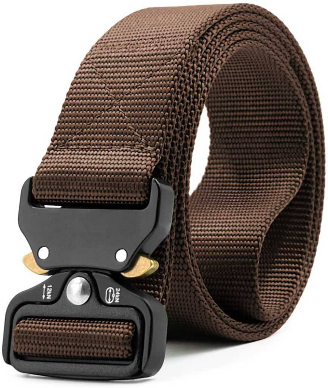 Loopa Brown Nylon Casual Belt Pack of 1