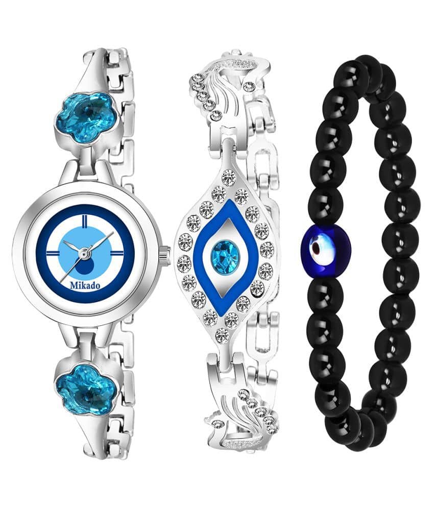Mikado Stainless Steel Round Womens Watch