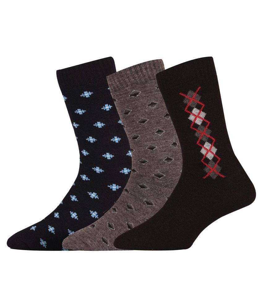     			RC. ROYAL CLASS Woollen Full Length Socks Pack of 3