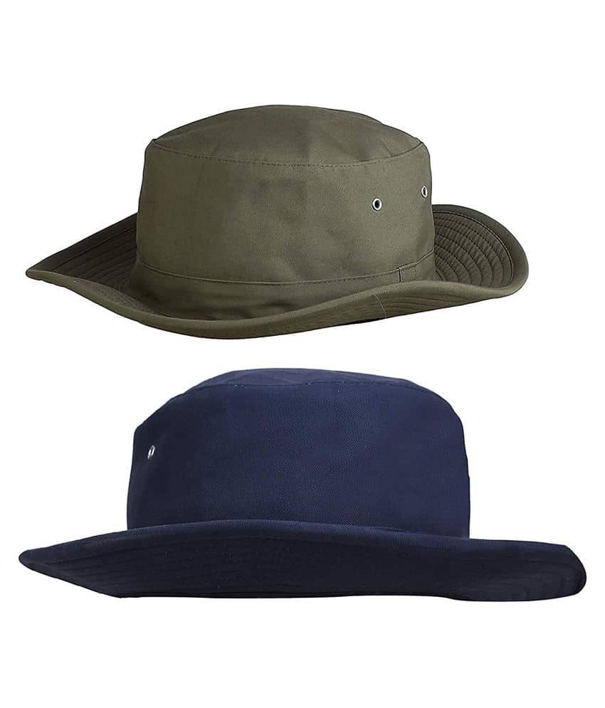 Zacharias Green Plain Cotton Hats