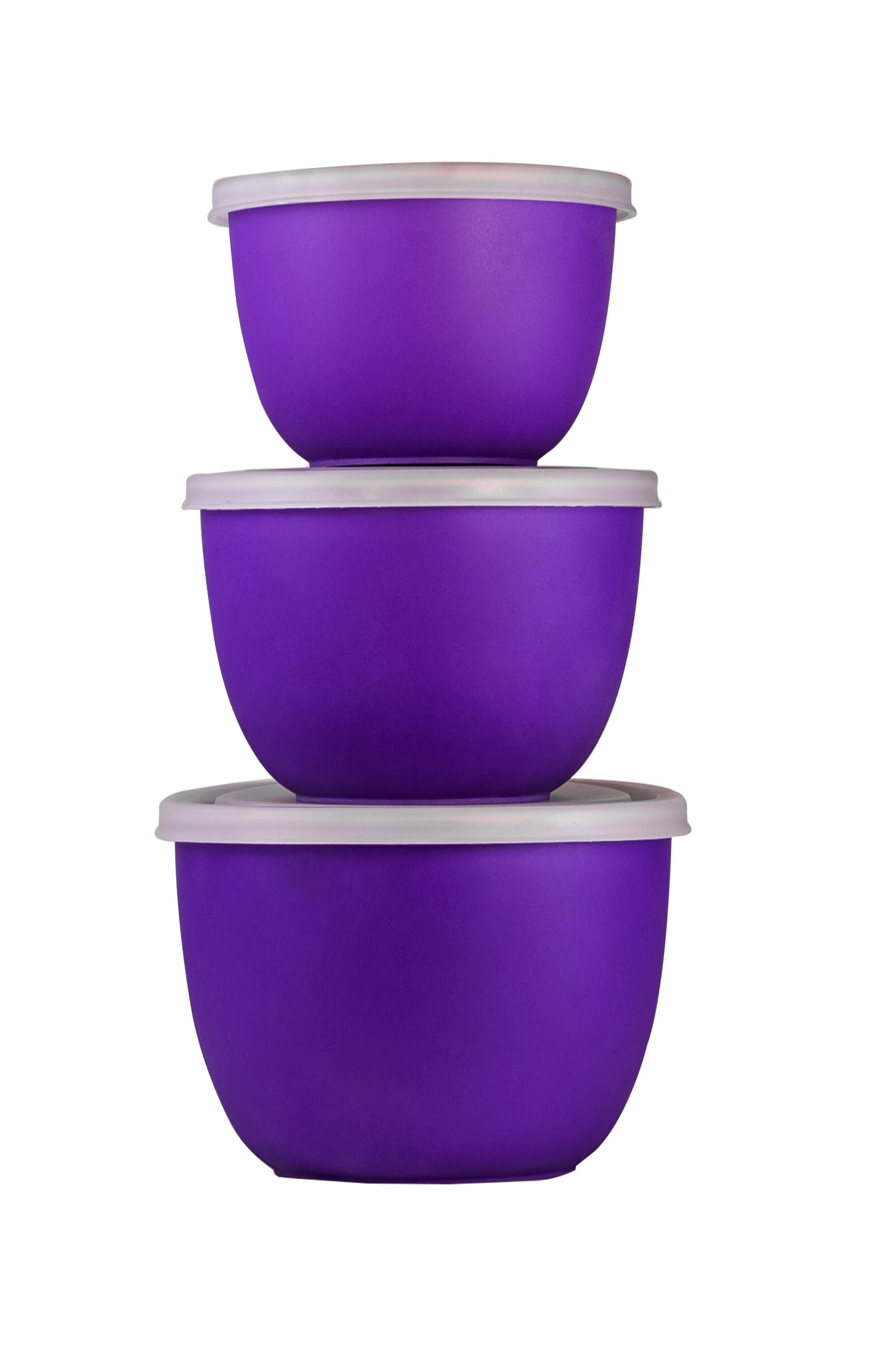 BOWLMAN Steel Food Container Set of 3 3000 mL