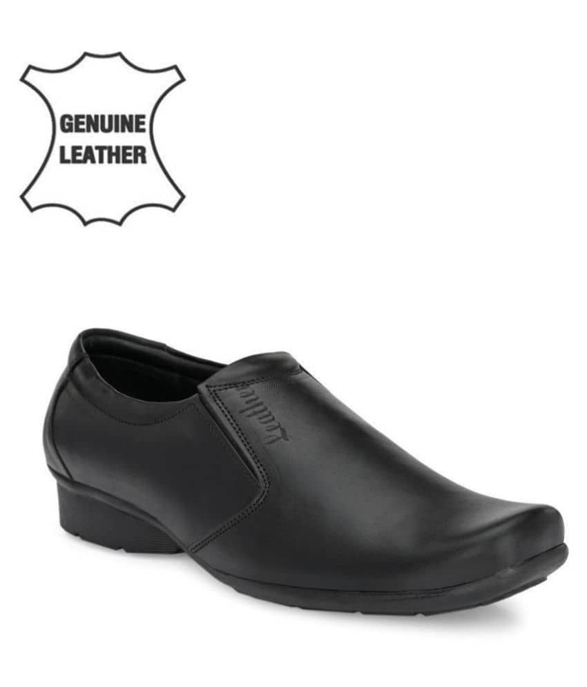 John Karsun -  Black Men's Slip On Formal Shoes - Formal Shoes | Buy online on ZillyBuy