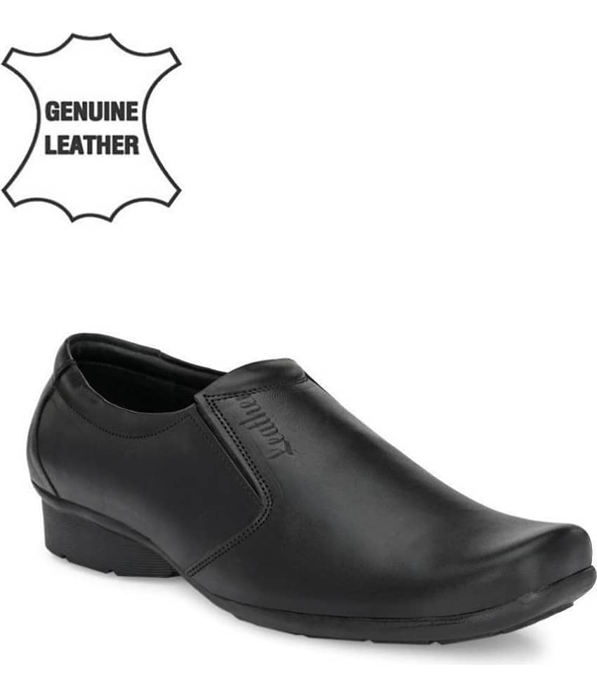 John Karsun - Black Men's Slip On Formal Shoes - Formal Shoes | Buy online on ZillyBuy