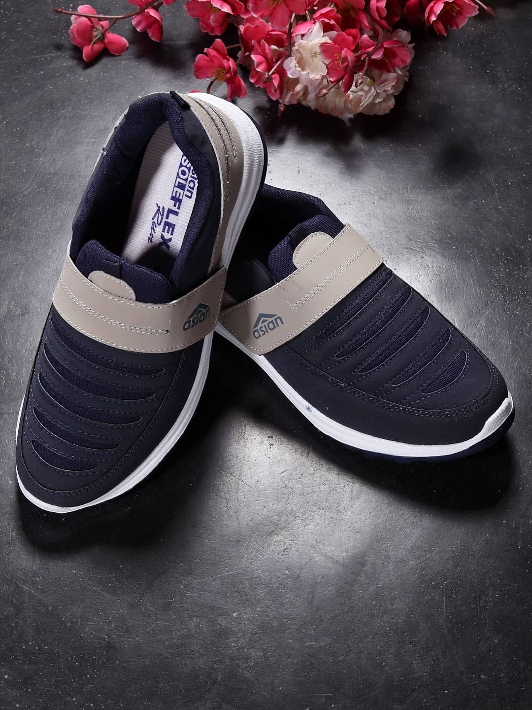 ASIAN SUPERFIT Navy Men's Sports Running Shoes ASIAN SUPERFIT Navy Men's Sports Running Shoes