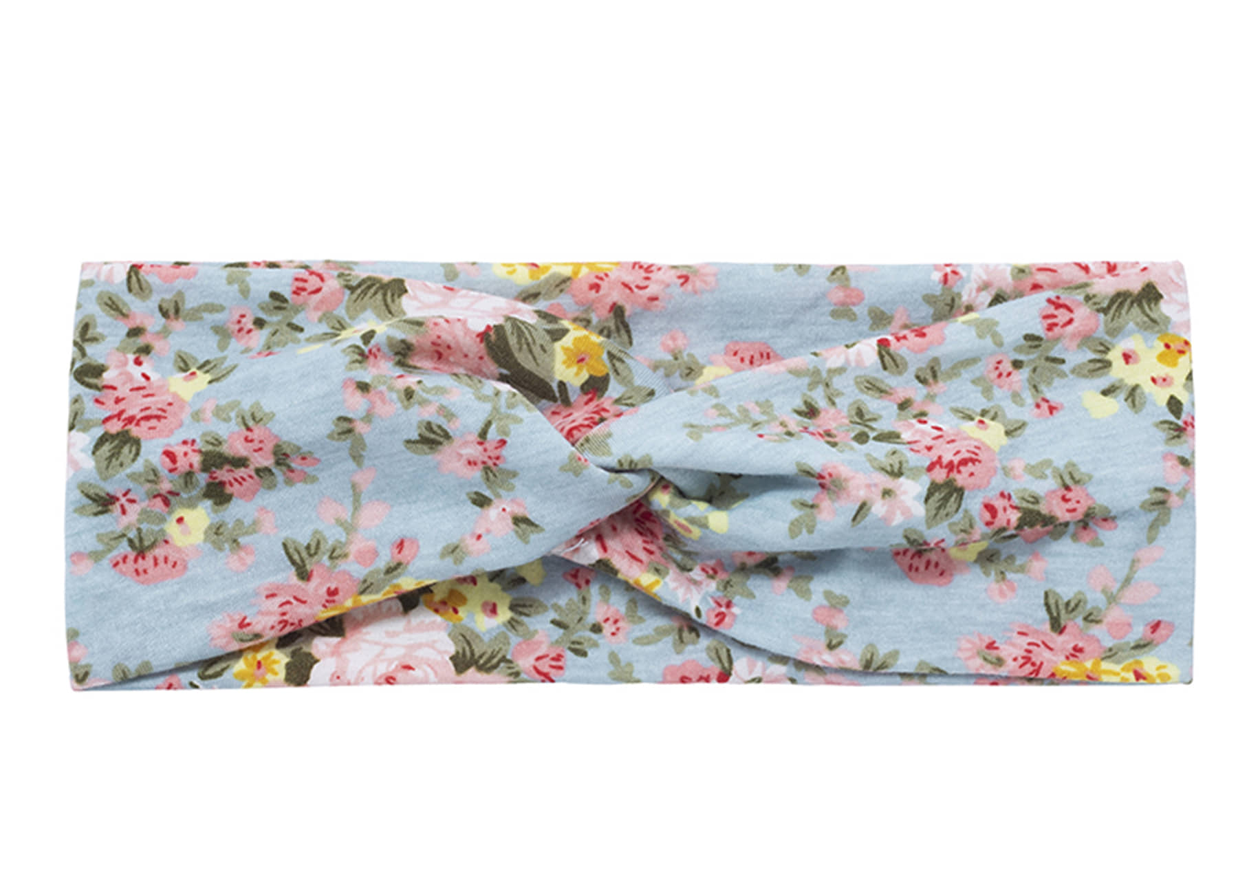 FOK 2 Pc Flower Printed Twist Knotted Yoga Sport Head Wrap Hairband Women and Girls - Sea Green - Jewellery Sets | Buy online on ZillyBuy