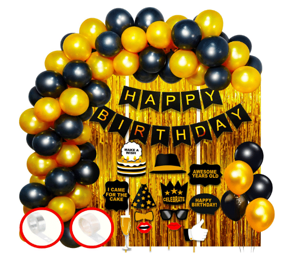     			Blooms Event Black and Golden Theme Combo