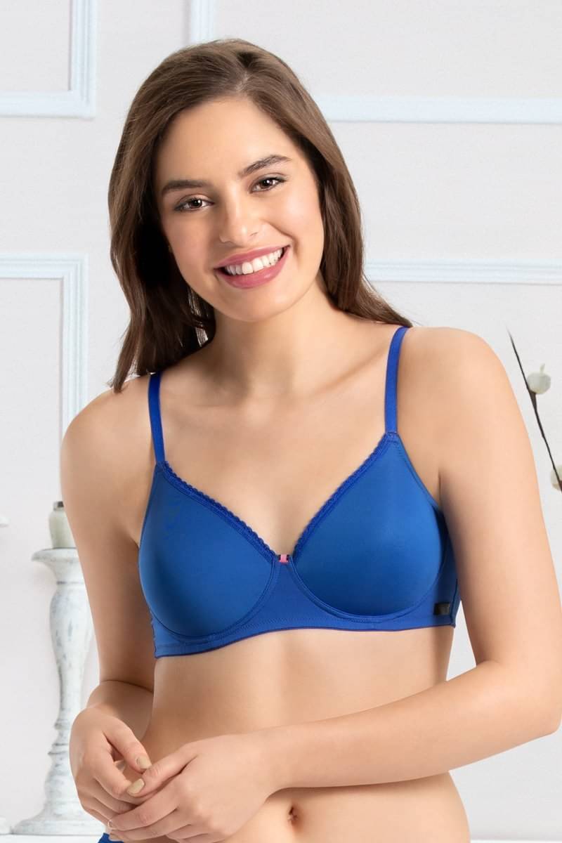    			Everyde by Amante Polyamide Lightly Padded Women's T-Shirt Bra ( Blue )
