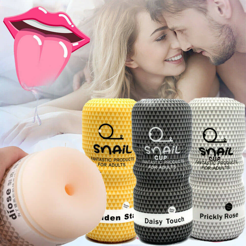 KAMAHOUSE SNAIL CUP MALE MASTURBATOR REALSTIC POCKET PUSSY FOR MEN