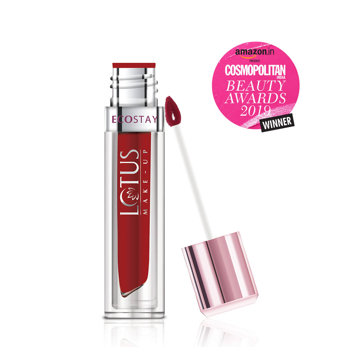     			Lotus Make,Up Ecostay Matte Lip Lacquer , Rose Bloom EL10.4g