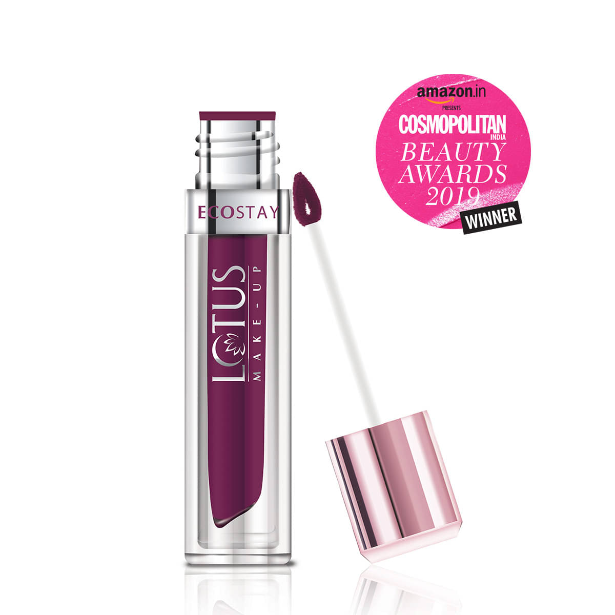     			Lotus Make,Up Ecostay Matte Lip Lacquer , Plum Berry EL06 .4g
