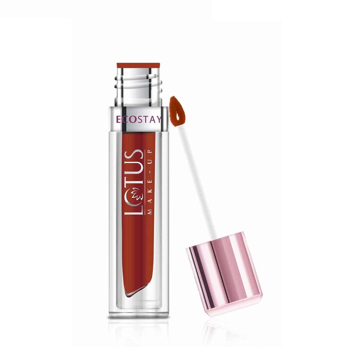 Lotus Make,Up Ecostay Matte Lip Lacquer Earthy Rust EL16.4g