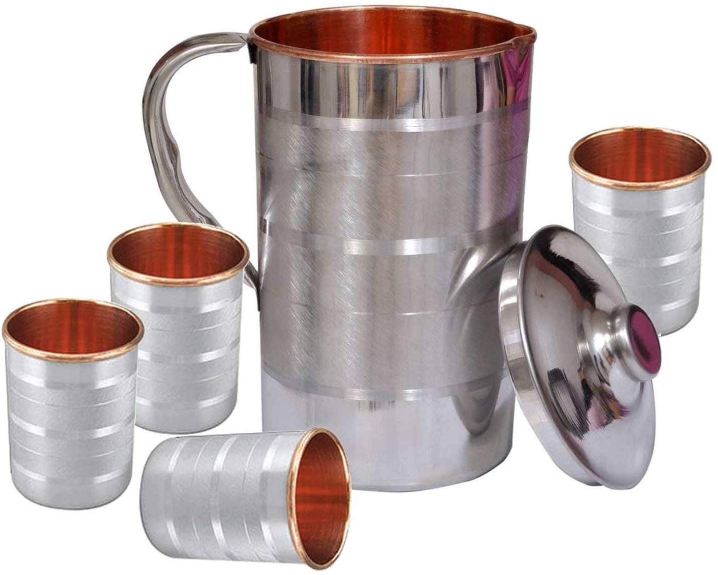 Raghav Tableware Copper Dinner Set of 5 Pieces Raghav Tableware Copper Dinner Set of 5 Pieces