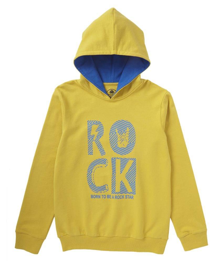     			Cub Mcpaws Pack of 1 Boys Cotton Sweatshirt ( Yellow )