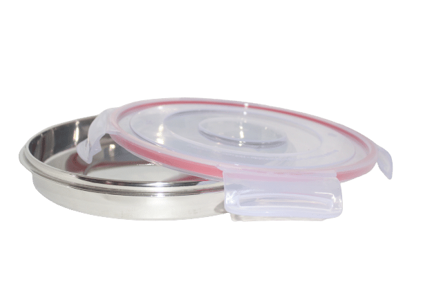     			Dynore Silver Stainless Steel Lunch Box