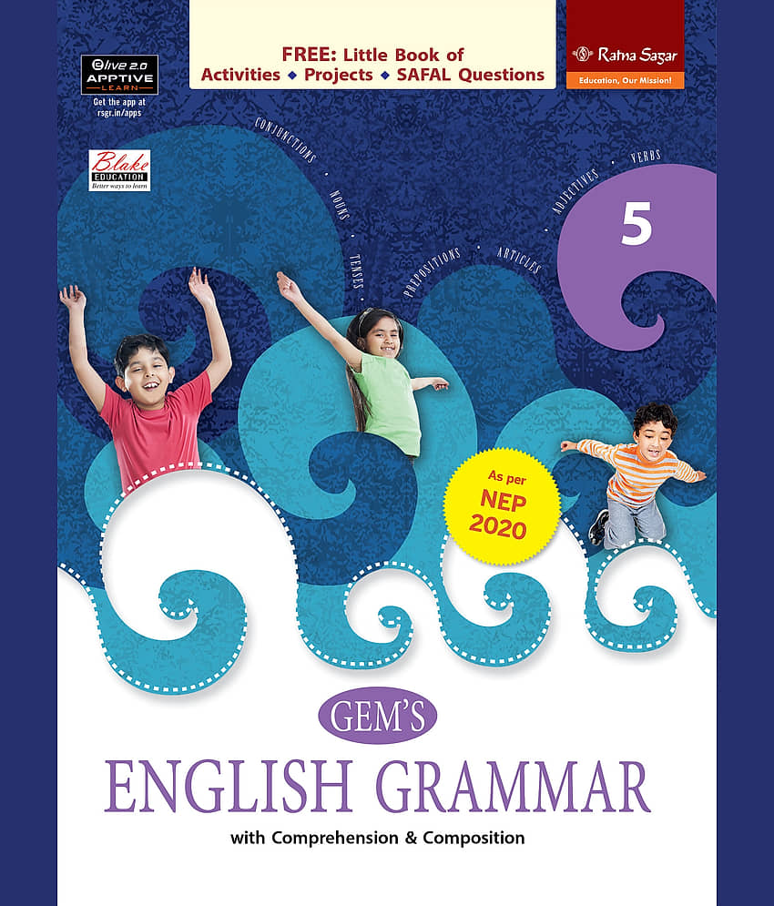 Gems English Grammar 5 - Stationery | Buy online on ZillyBuy