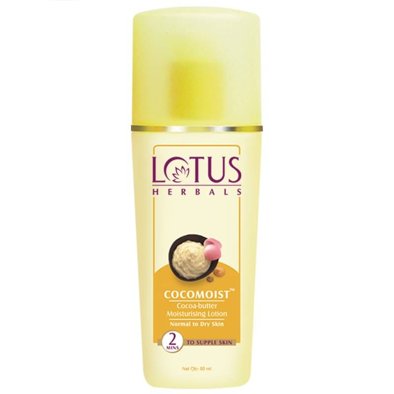Lotus Herbals Cocomoist Cocoa,Butter Moisturising Lotion , For Normal To Dry Skin , 80Ml Lotus Herbals Cocomoist Cocoa,Butter Moisturising Lotion , For Normal To Dry Skin , 80Ml